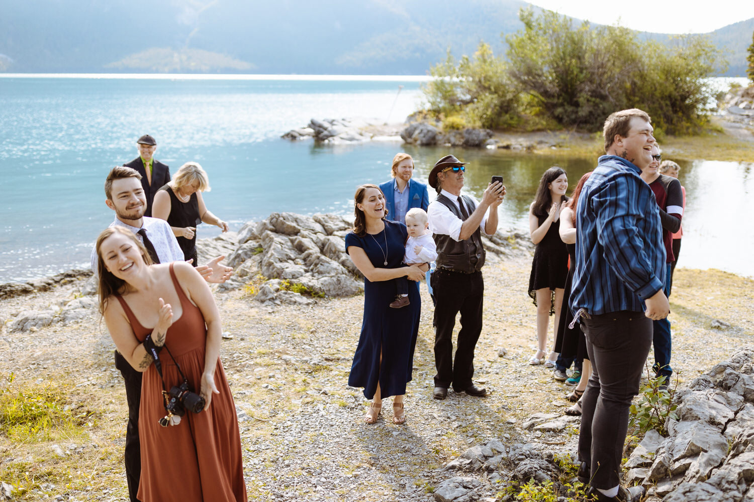 Lake Minnewanka wedding - Photo 34