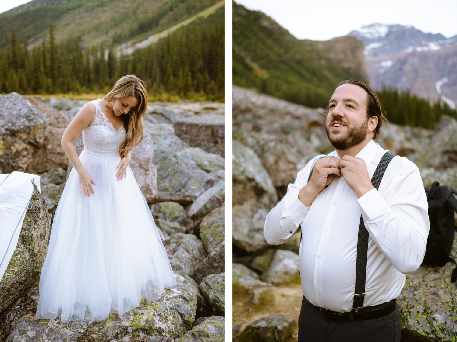 Lake Minnewanka wedding - Photo 4