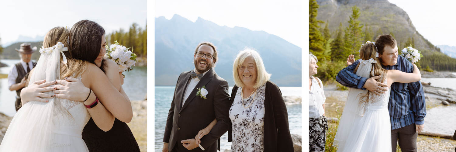 Lake Minnewanka wedding - Photo 43