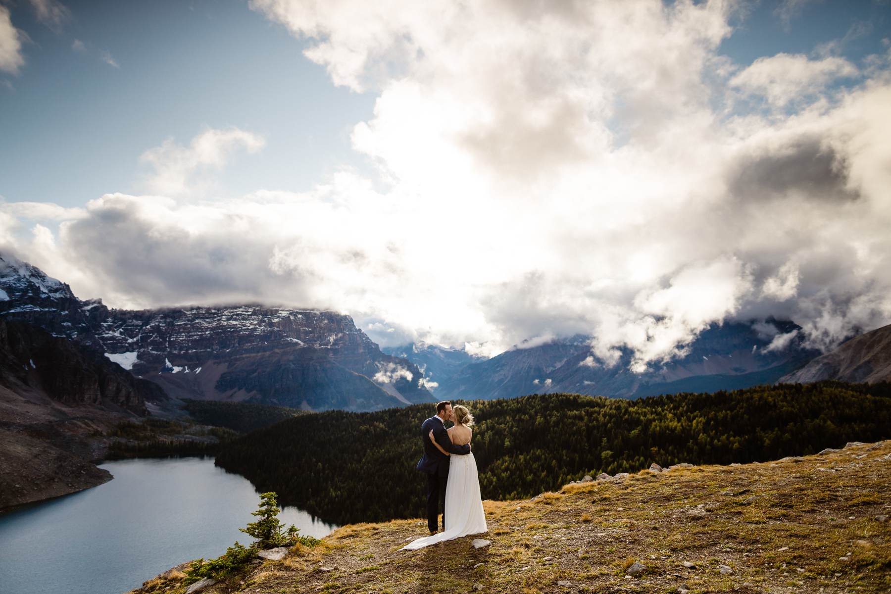 Mount Assiniboine Elopement Photographers at a Backcountry Lodge - Photo 24