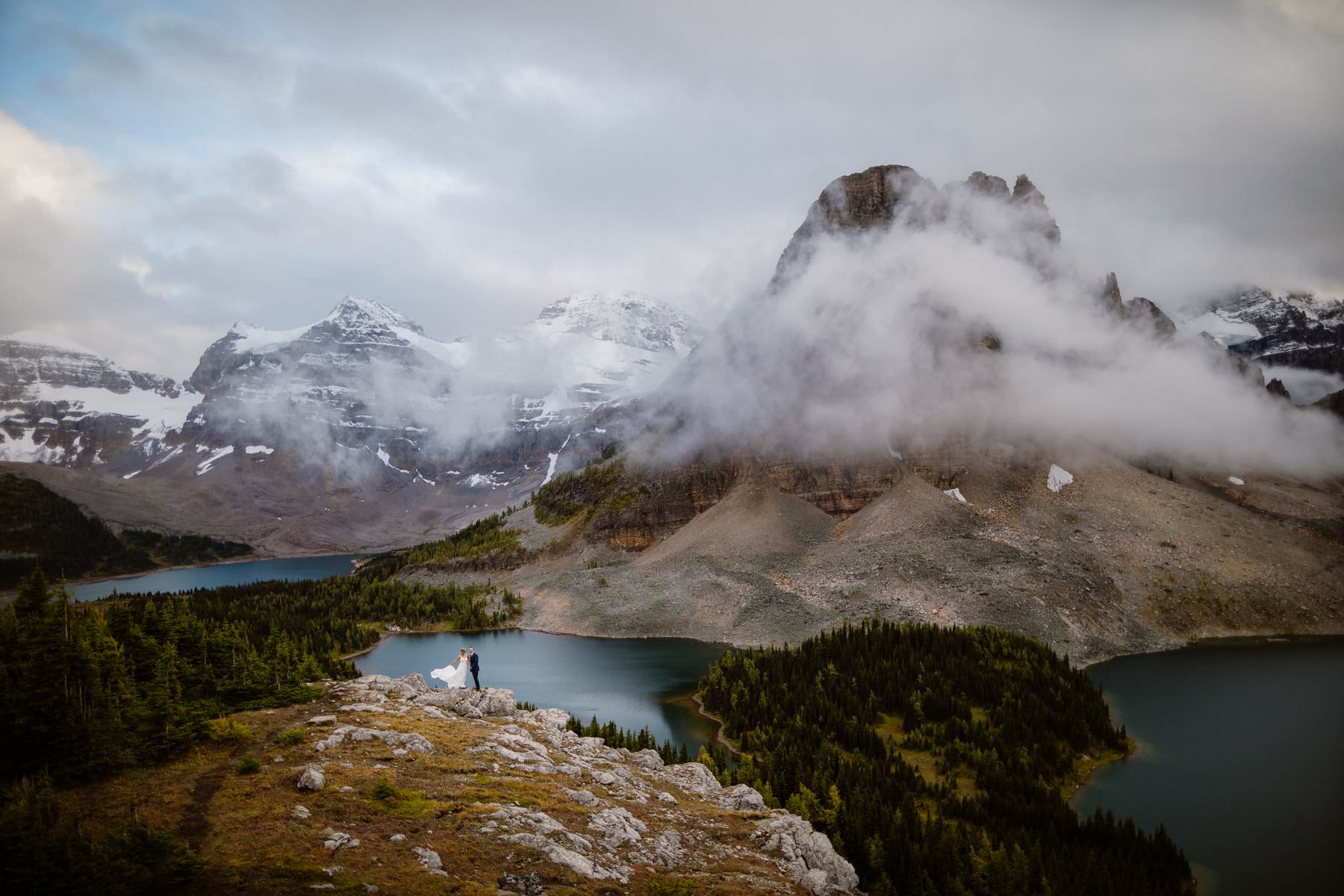 Mount Assiniboine Elopement Photographers at a Backcountry Lodge - Photo 27