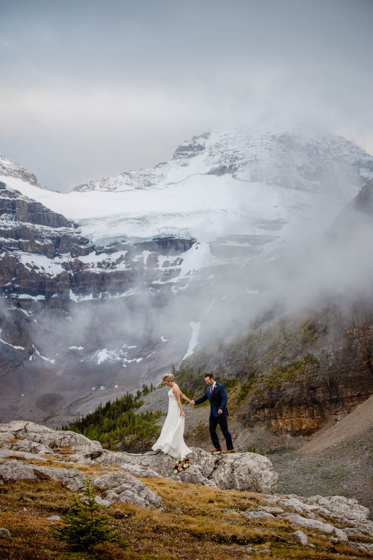 Mount Assiniboine Elopement Photographers at a Backcountry Lodge - Photo 28