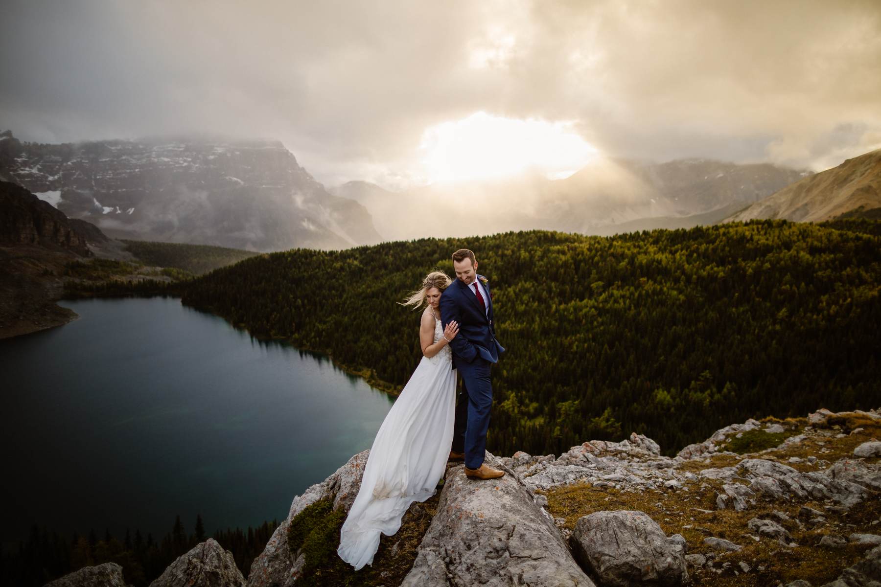 Mount Assiniboine Elopement Photographers at a Backcountry Lodge - Photo 31