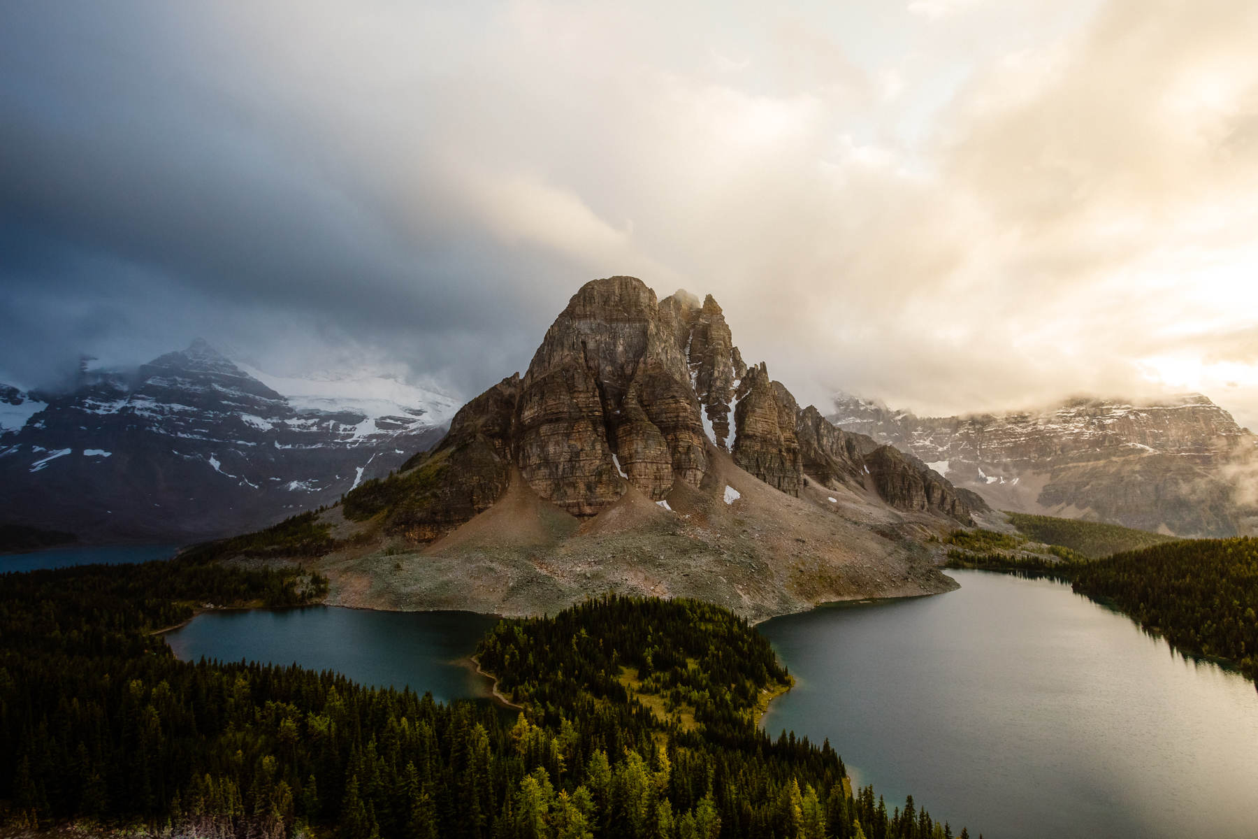 Mount Assiniboine Elopement Photographers at a Backcountry Lodge