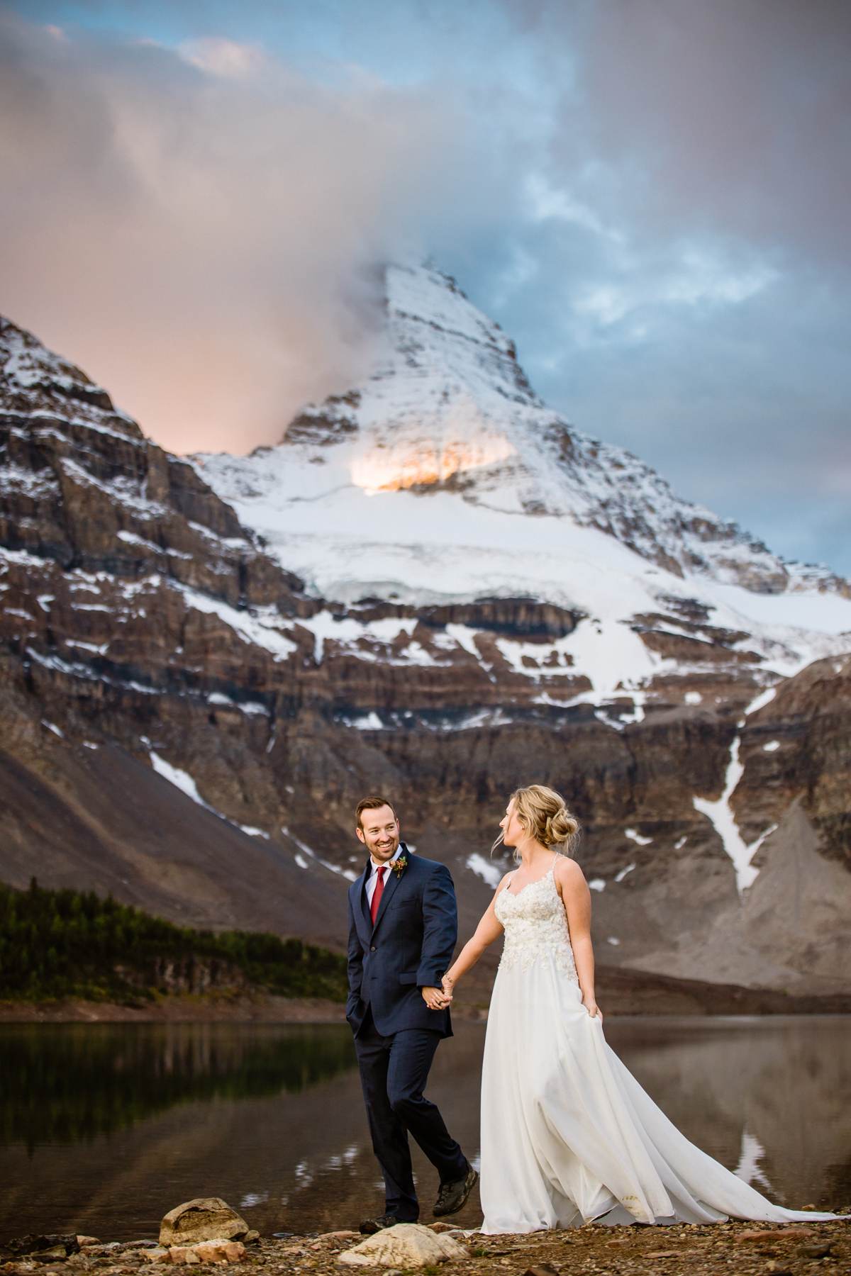 Mount Assiniboine Elopement Photographers at a Backcountry Lodge - Photo 50