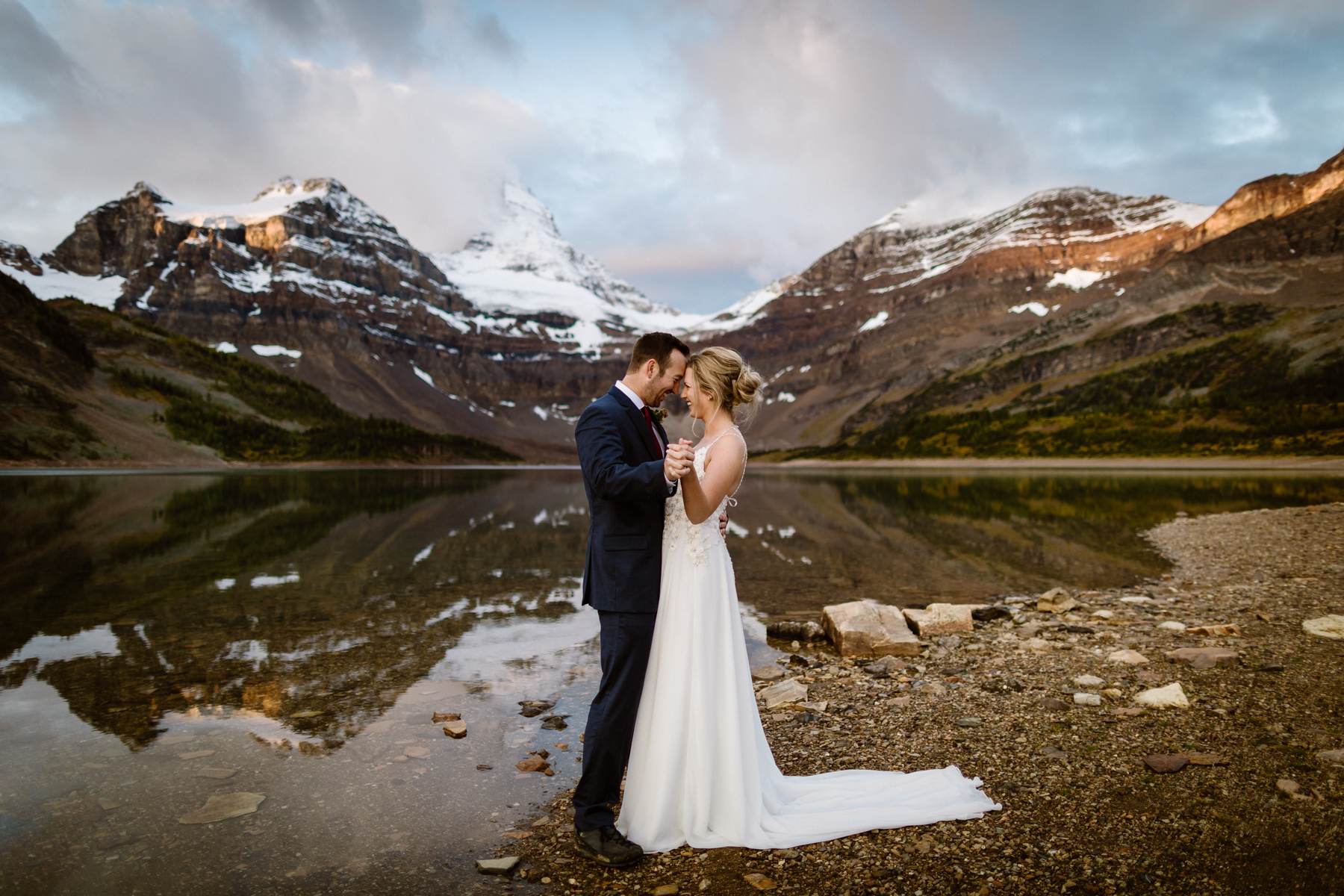 Mount Assiniboine Elopement Photographers at a Backcountry Lodge - Photo 52
