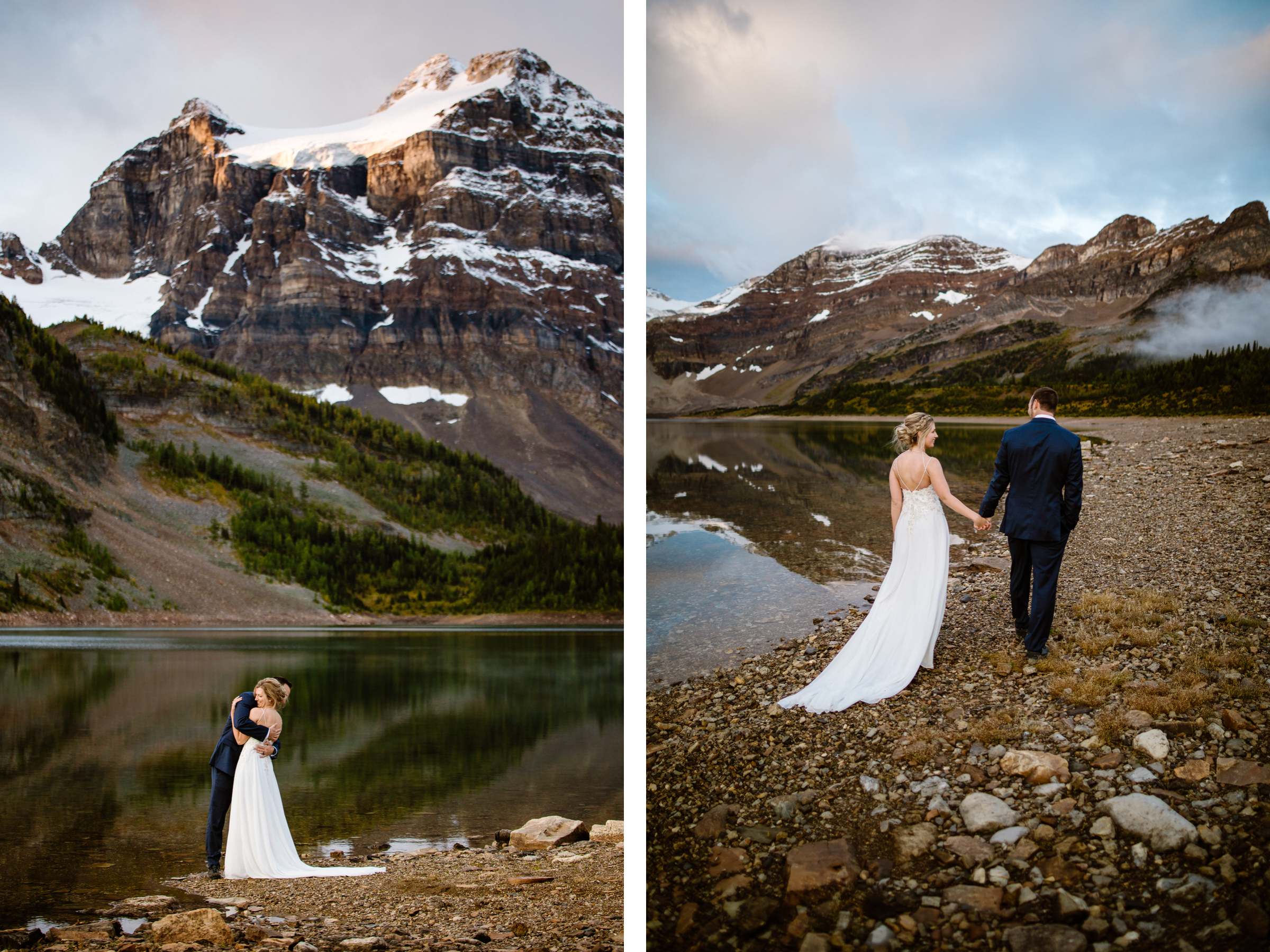 Mount Assiniboine Elopement Photographers at a Backcountry Lodge - Photo 53