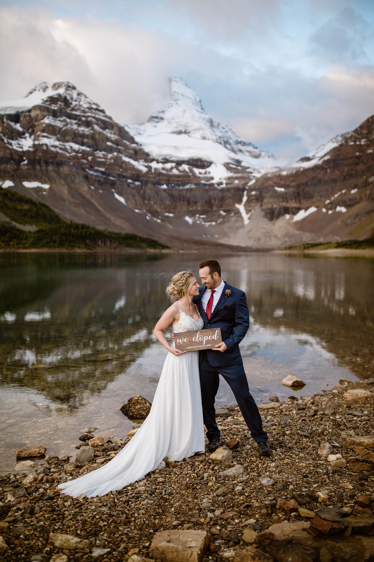 Mount Assiniboine Elopement Photographers at a Backcountry Lodge - Photo 56