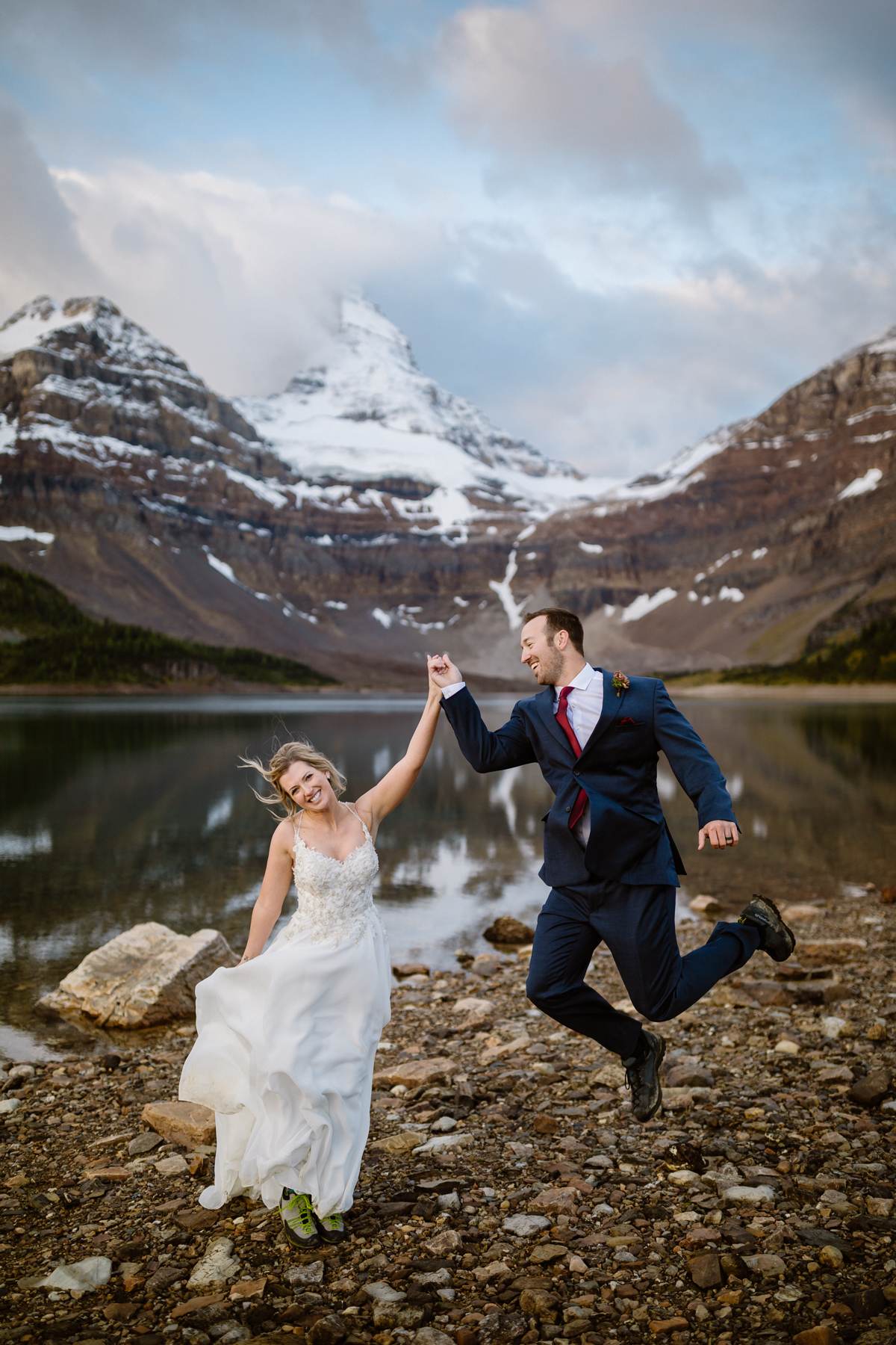 Mount Assiniboine Elopement Photographers at a Backcountry Lodge - Photo 59