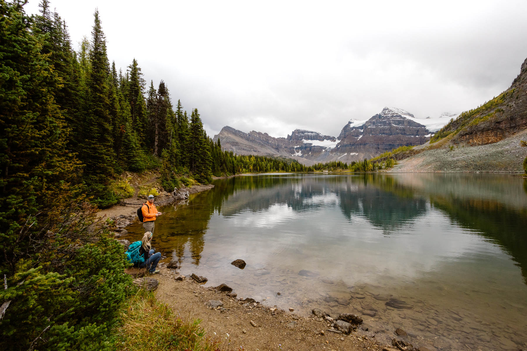 Mount Assiniboine Elopement Photographers at a Backcountry Lodge - Photo 65