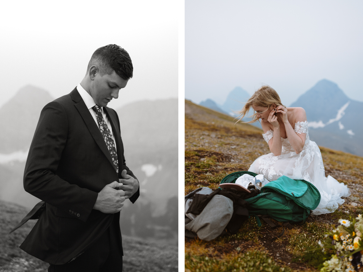 Mount Engadine Lodge Wedding | Film & Forest Photography