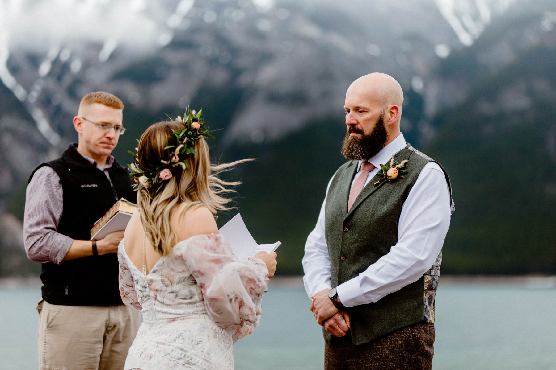 Stormy and Rainy Banff Wedding Photography - Photo 16