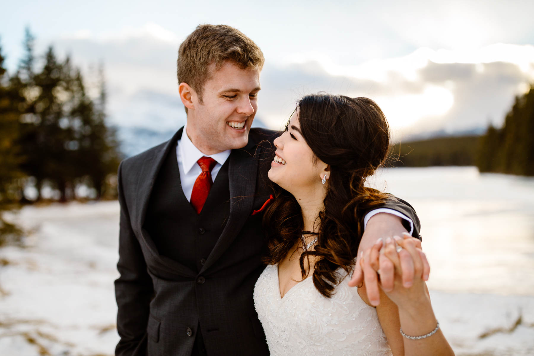 Winter Wedding in Canmore Photography - Image 21