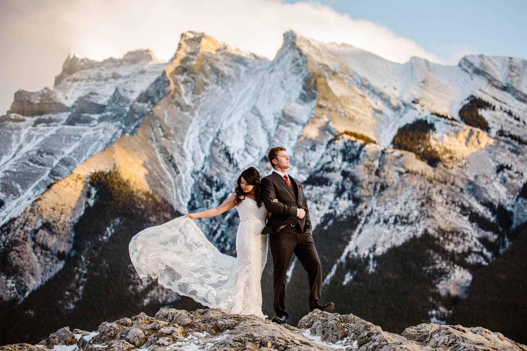 Winter Wedding in Canmore Photography - Image 27