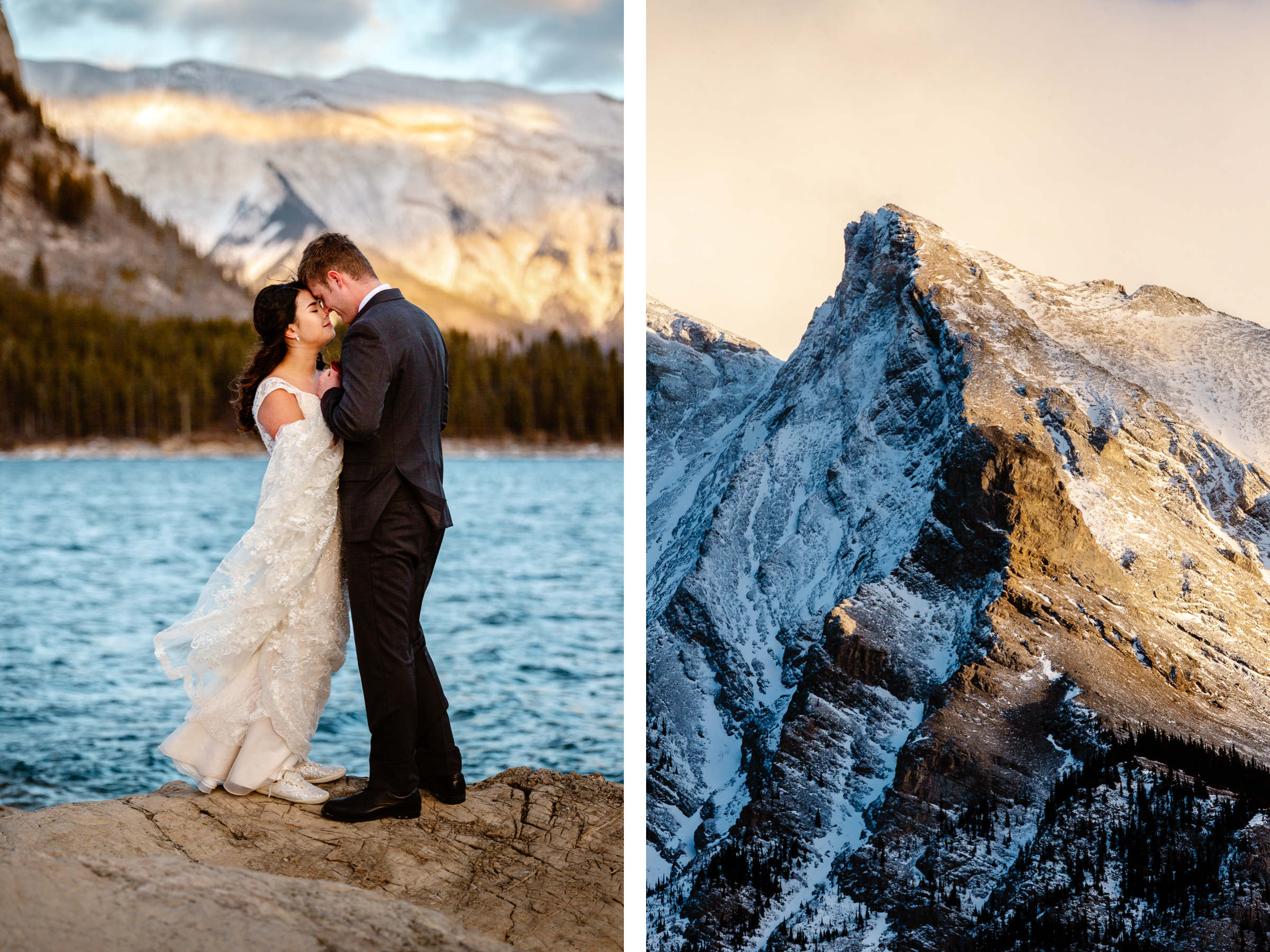 Winter Wedding in Canmore Photography - Image 33